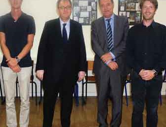 VISITE AU LYCÉE DE MONSIEUR JEAN-YVES LECONTE, SÉNATEUR REPRÉSENTANT DES FRANÇAIS ÉTABLIS HORS DE FRANCE