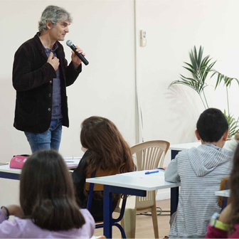 SPÉCIAL SALON DU LIVRE: INTERVENTION DE L’ÉCRIVAIN ALEX COUSSEAU EN CLASSE DE 6ÈME