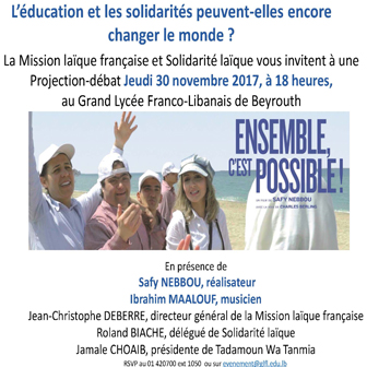 L’ÉDUCATION ET LES SOLIDARITÉS PEUVENT-ELLES ENCORE CHANGER LE MONDE?