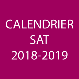 CALENDRIER SAT 2018-2019
