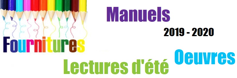 Manuels et fournitures scolaires Primaire et Maternelle 2019-2020