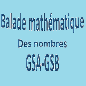 Les balades maths GS