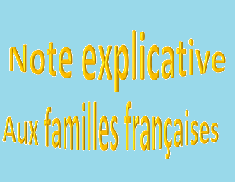 Adaptation du dispositif des bourses-Nouvelles mesures-Note explicative aux familles françaises