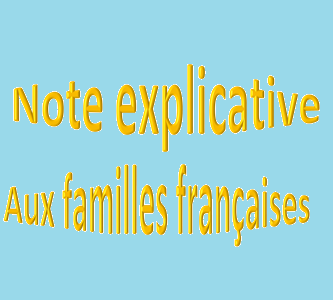 Adaptation du dispositif des bourses-Nouvelles mesures-Note explicative aux familles françaises