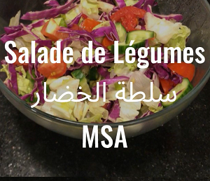 Les Salades de légumes des MSA