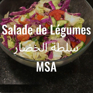 Les Salades de légumes des MSA