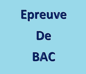 Informations sur les épreuves de bac.