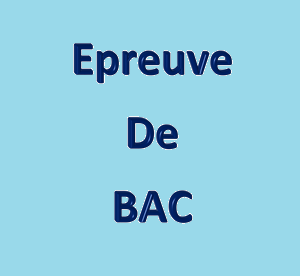 Informations sur les épreuves de bac.