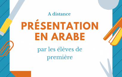 Nouveaux programmes en arabe: Identités et échanges, en distanciel