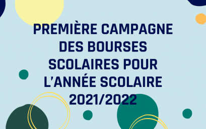 Première campagne des bourses scolaires pour l’année scolaire 2021/2022