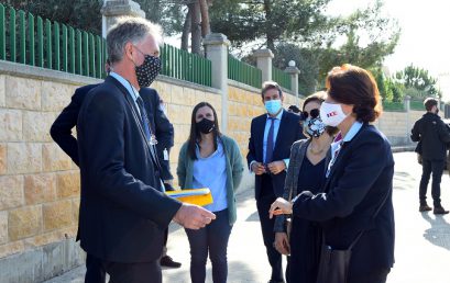 Visite au LADL de Mme Anne Grillo, Ambassadrice de France au Liban.