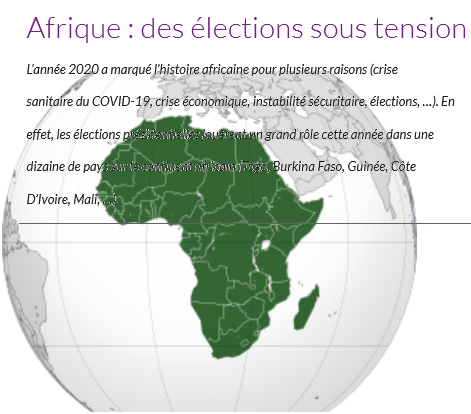 Les articles des 1ère en spé Histoire Géo