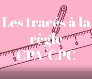 Tracer des traits avec les CP