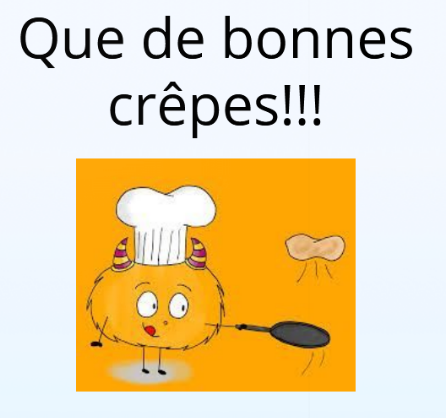 Les crêpes des MSB/GSB