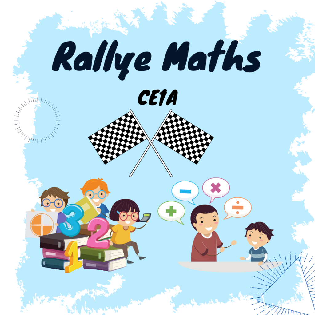 Cette année, les élèves de CE1A participent au Rallye Maths. Pour la 2ème manche, l’épreuve était à distance.