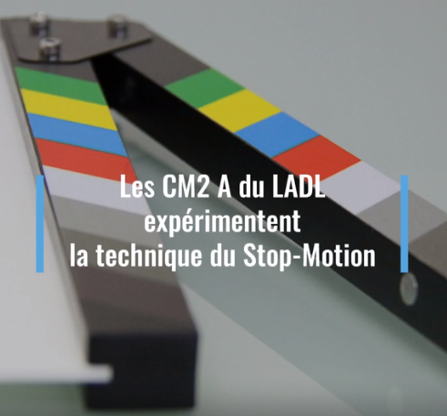 Les CM2 A s’initient à l’animation en volume (ou stop motion)
