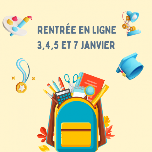 Rentrée des vacances en ligne