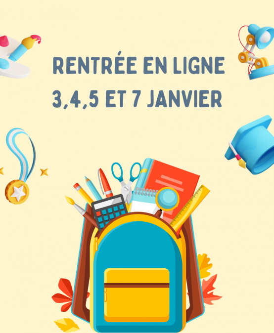 Rentrée des vacances en ligne