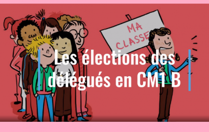 Les élections des délégués de classe en CM1B