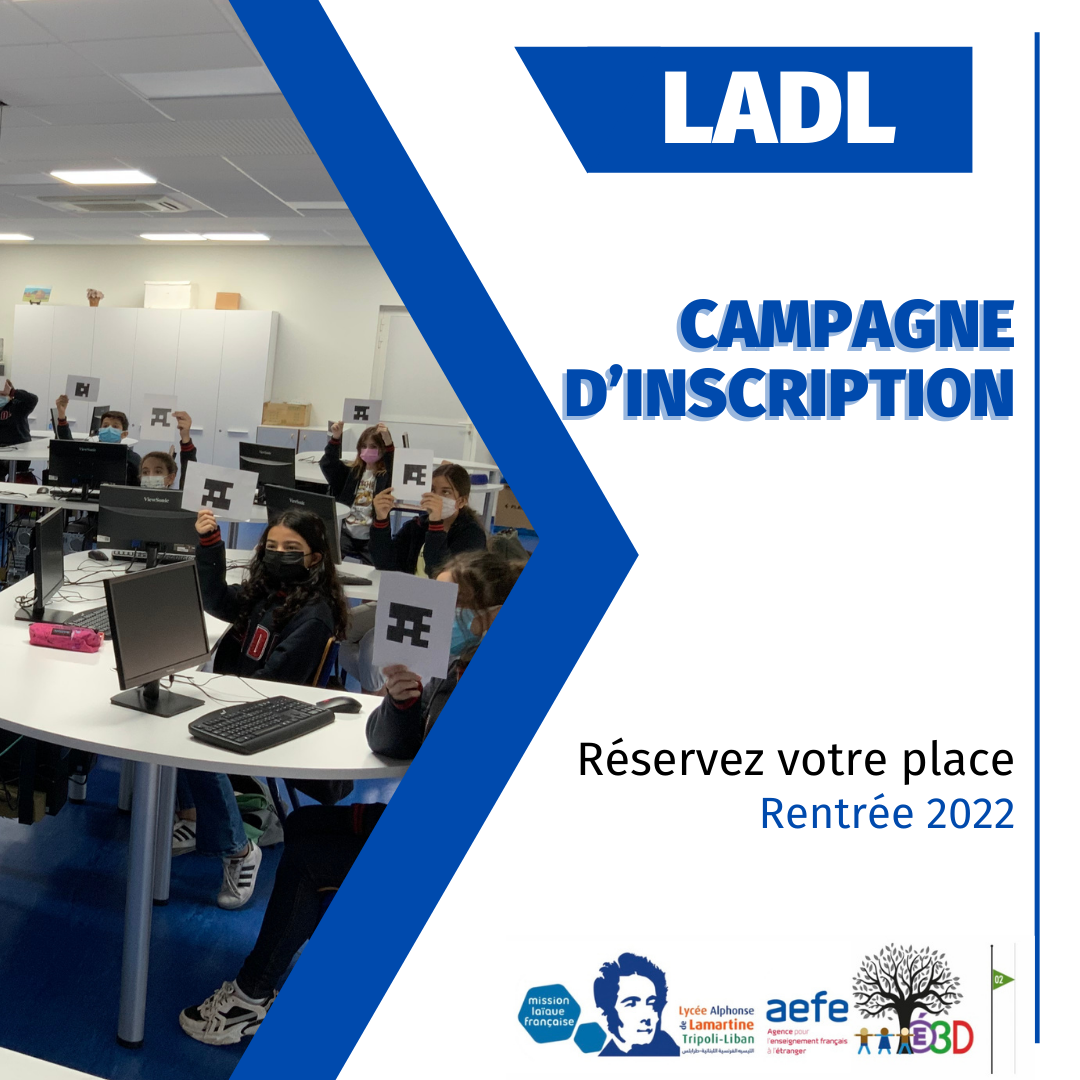 Ouverture de la campagne des nouvelles inscriptions au LADL