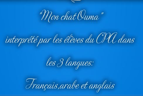 Le chat “Ouma” raconté par les élèves de CPA