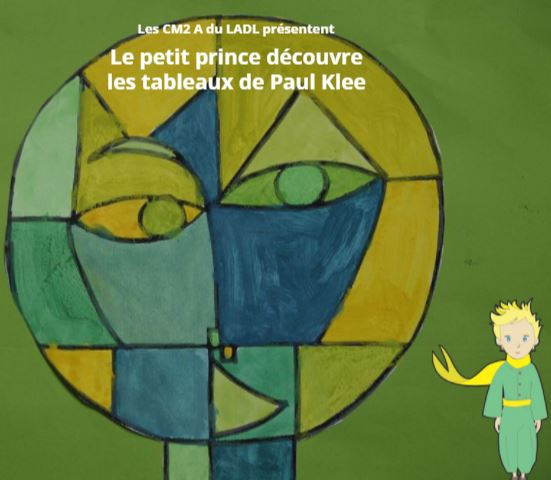 Le Petit Prince découvre les tableaux de Paul Klee.