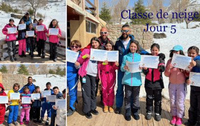 Classe de neige 2023 -dernier jour