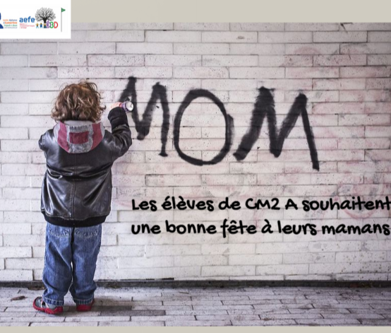 Messages doux à maman par les CM2A