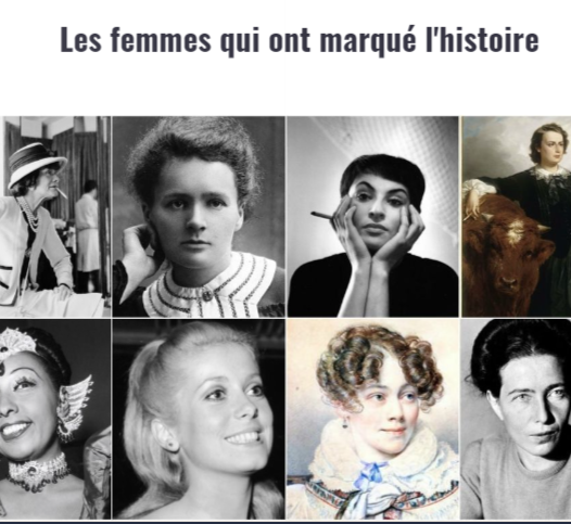 Les femmes qui ont marqué l’histoire, projet ADN carbone0