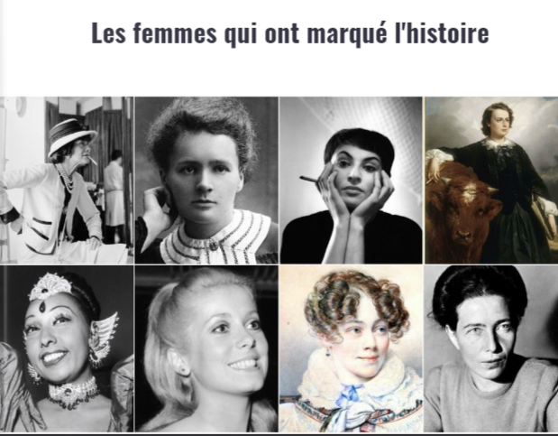 Les femmes qui ont marqué l’histoire, projet ADN carbone0