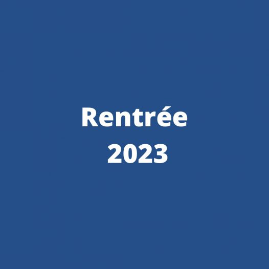 Rentrée 2023-2024