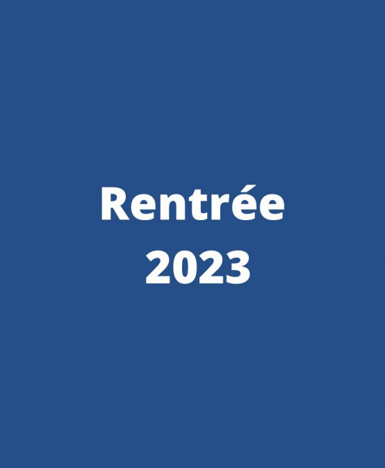 Rentrée 2023-2024