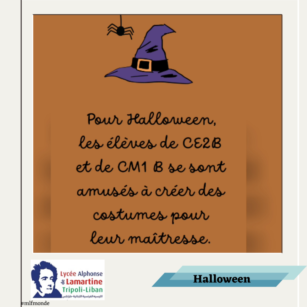 Pour Halloween, les élèves de CE2B et de CM1 B se sont amusés à créer