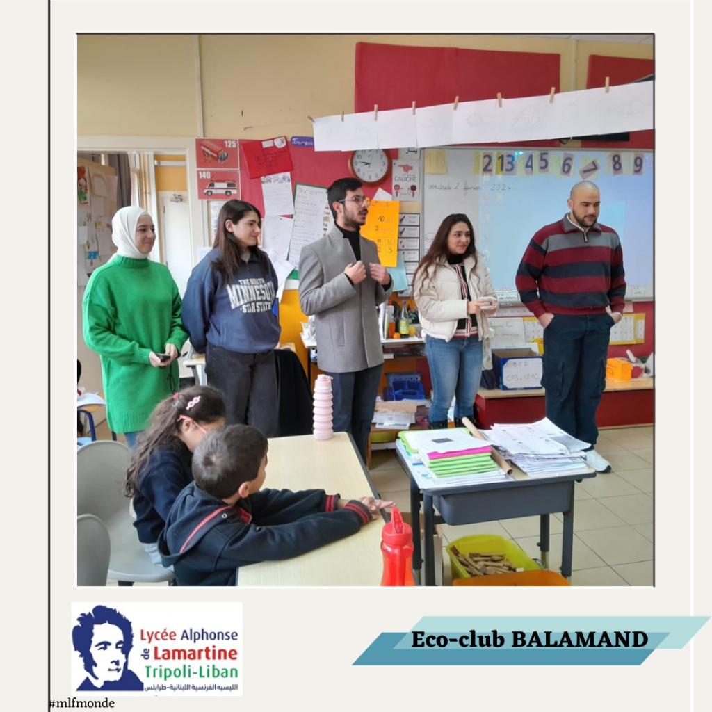 L'éco-club de Balamand a ravi les élèves de CP/CE1 et la professeure de SVT
