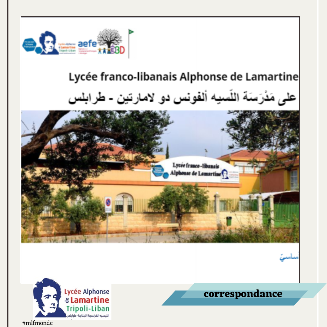 Projet de correspondance en langue arabe CPB/CE1C