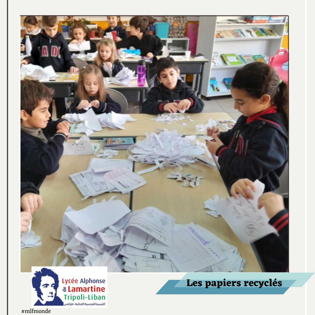 Les papiers recyclés