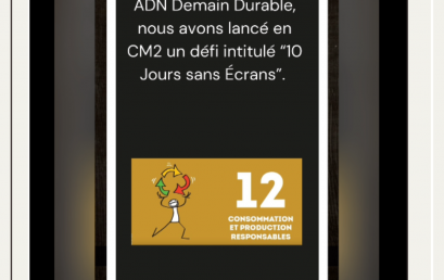 Défi “10 Jours sans Écrans”