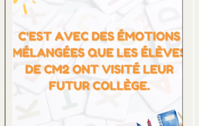 Visite du collège par les CM2