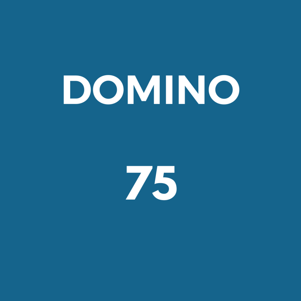 LE NOUVEAU NUMÉRO DE DOMINOS - DOMINOS 75